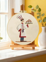 Pastry Chef Embroidery Kit Kits For Stitchers