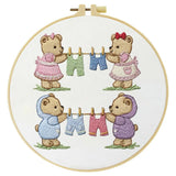 Hardworking Little Bear Embroidery Starter Kit