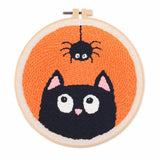 Spooky Halloween Characters Embroidery Kit – Set of 5
