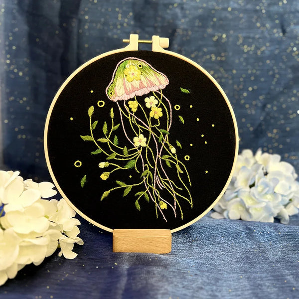 Jellyfish Embroidery Starter Kit