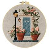Hand-Embroidered Sunflower Hoop Art – Floral Wall Decor