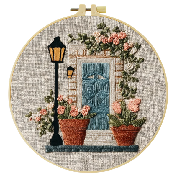 Hand-Embroidered Sunflower Hoop Art – Floral Wall Decor