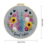 Skeleton Hand Embroidery Starter Kit