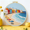 Seaside Village Embroidery Kit Kits For Stitchers