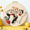 Naughty Kitten Embroidery Kit