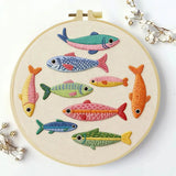 Colorful Fish Embroidery Kit Kits For Stitchers