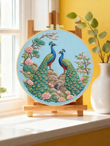 Peacock Garden Embroidery Kit Kits For Stitchers
