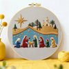 Christmas Nativity Scene Embroidery Kit Kits For Stitchers