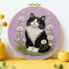Dandelion Cat Embroidery Kit Kits For Stitchers