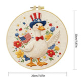 Patriotic Parade Goose Embroidery Kit Kits For Stitchers