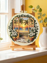 Sunset Paradise Embroidery Kit Kits For Stitchers