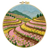 Terraced Fields Embroidery Kit