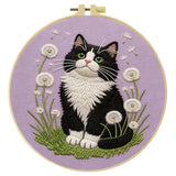 Dandelion Cat Embroidery Kit Kits For Stitchers