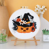 Spooky Halloween Embroidery Kit Collection – 7 Designs