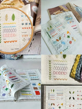 Embroidery Stitch Practice Book Kits For Stitchers