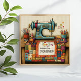 Vintage Sewing Room Cross Stitch Kit 🧵🪡❤️✨