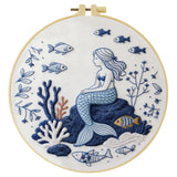 Little Mermaid Embroidery Kit Kits For Stitchers