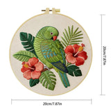 Tropical Parrot Embroidery Kit Kits For Stitchers