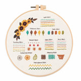 4-Piece Beginner Embroidery Stitch Learning Kit Kits For Stitchers