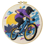 Mountain Bike Embroidery Kit
