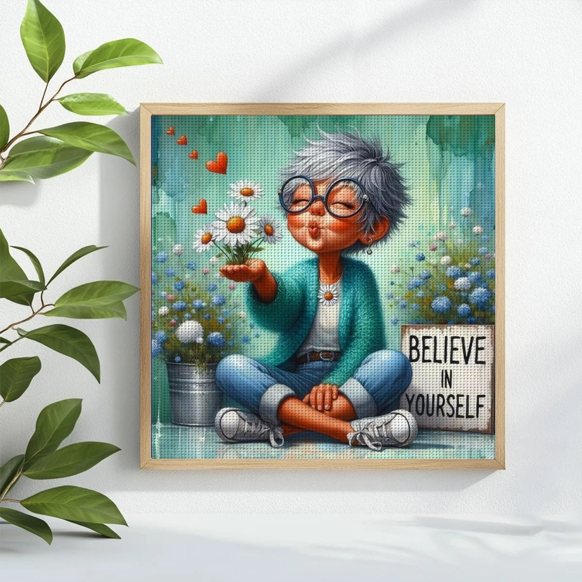 Believe in Yourself Cross Stitch Kit 🌼💖🧵✨