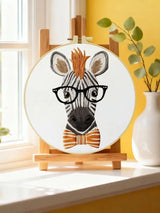 Donkey with Glasses Embroidery Kit