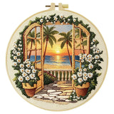 Sunset Paradise Embroidery Kit Kits For Stitchers