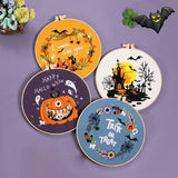 Spooky Halloween Embroidery Kit Collection – 6 Designs