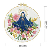 Our Lady of Grace Floral Embroidery Kit Kits For Stitchers