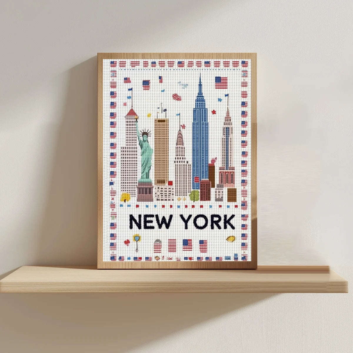 New York Skyline Cross Stitch Kit 🗽🏙️🇺🇸✨