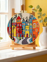 Colorful Street Embroidery Kit