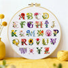Floral Alphabet Embroidery Sampler Kit Kits For Stitchers