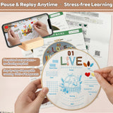 Love, Laugh & Live Beginner Embroidery Kit Kits For Stitchers