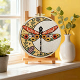 Moon & Dragonflies Embroidery Kit