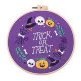 Cute Halloween Embroidery Kit Collection – 6 Designs