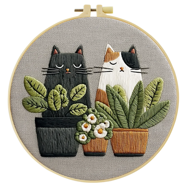 Kitty Hand Embroidery Kit