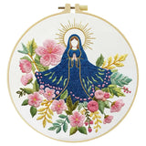Our Lady of Grace Floral Embroidery Kit Kits For Stitchers