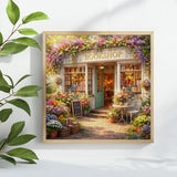 Blooming Bookshop Cross Stitch Kit 📚🌸🏡✨