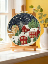 Christmas Town Embroidery Kit