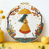 The Princess in the Rain Embroidery Kit