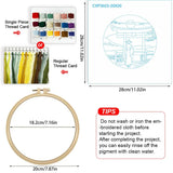 Japanese Torii Gate Embroidery Kit – Mount Fuji Sunset DIY Hand Embroidery Hoop Art Set