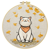 Cat Embroidery Starter Kit