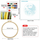 Blue Jay Bird Embroidery Kit for Beginners – DIY Nature Hand Embroidery Hoop Set
