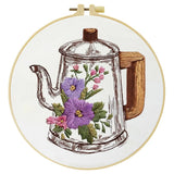 Teapot Embroidery Starter Kit