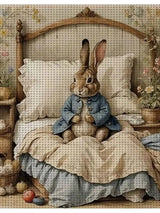Peter Rabbit Bedroom Cross Stitch Kit 🐰🛏️🧵✨