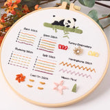 4-Piece Beginner Embroidery Stitch Sampler Kit Kits For Stitchers