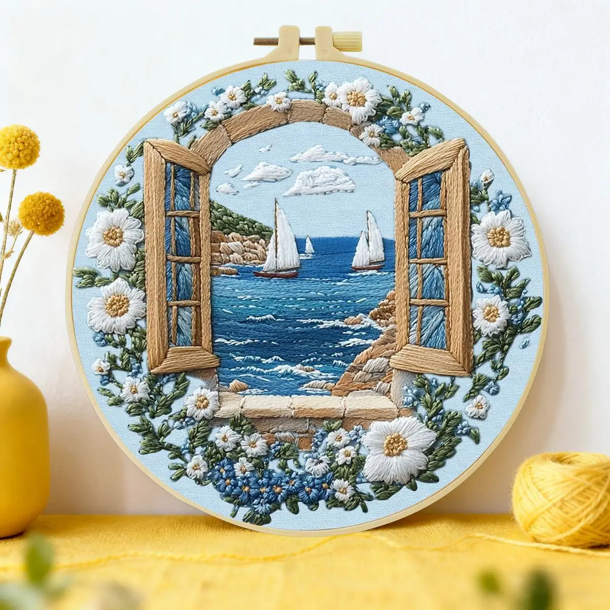 Window View Embroidery Starter Kit