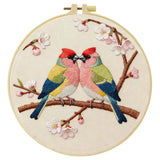 Lovebirds Blossom Embroidery Kit Kits For Stitchers