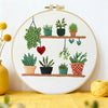 Potted Plants Hand Embroidery Kit