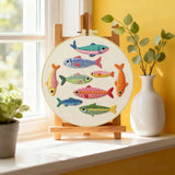Colorful Fish Embroidery Kit Kits For Stitchers